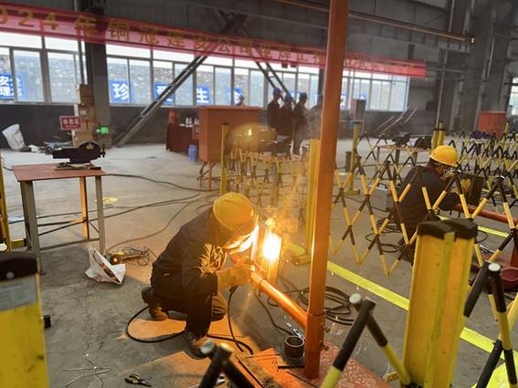 公司舉辦電焊工、電工技術(shù)比武