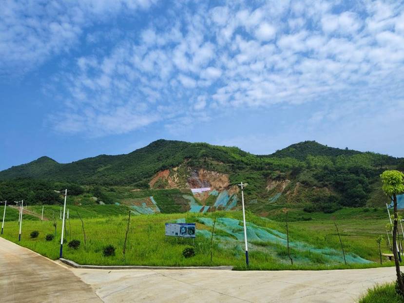 銅山、前山露天采坑復(fù)墾項目完成